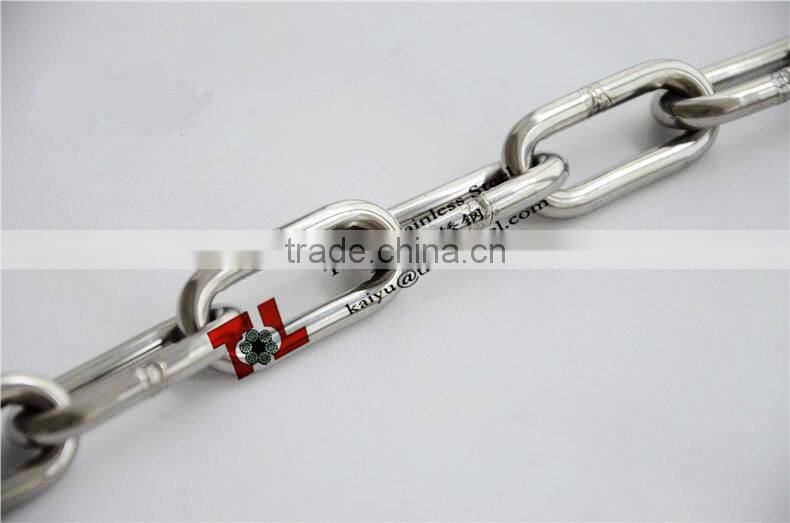 304 316 Stainless Steel Japanese Standard Link Chain with diameter 14mm