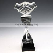 clear crystal award trophy