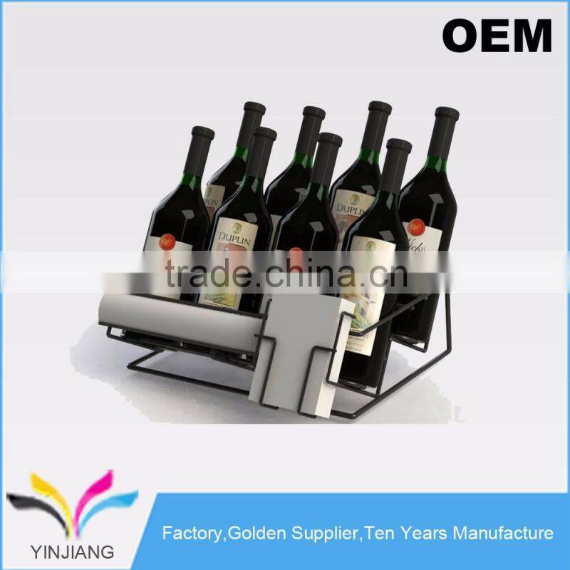 hot-sale universal functional floor type sturdy beer can rack