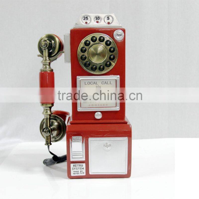 Portable Wall mountable phone vintage retro telephone for landline home