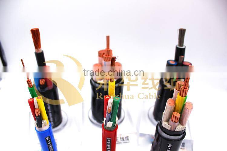 copper core pvc insulated 4 core armoured power cable 120mm