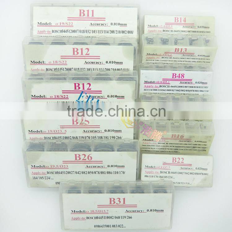 injector shim kits, Denso injector adjusting shim washers, Original common rail injector gasket kit