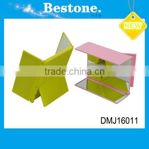 Best selling cheap plastic folding pocket mirror