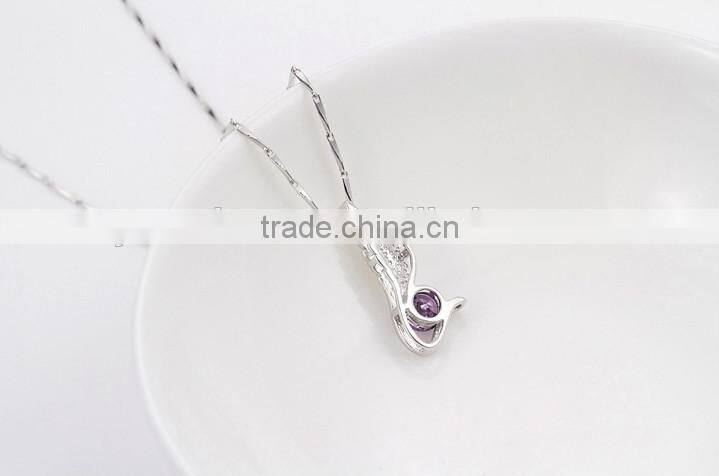 Hight quality fashion 925 silver stone pendants wholesale