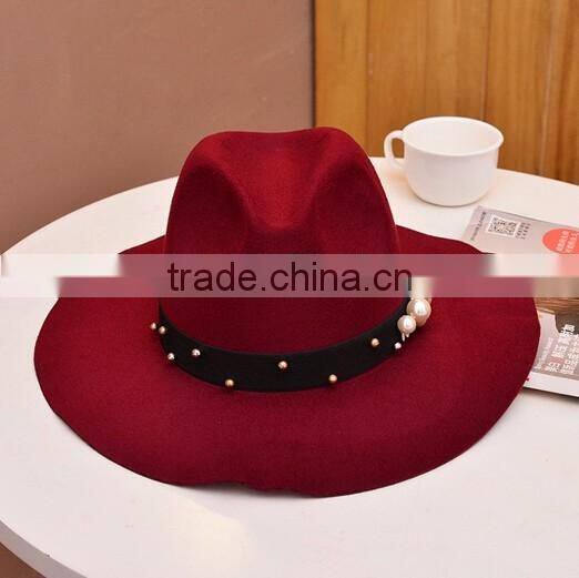 New arrival promotional 56-58cm felt hand made hat