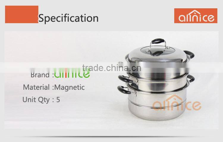 Double Layer Stainless steel Steamer Pot Steam Cooker