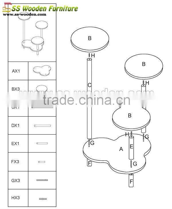 Home decorative indoor pots and planters FS-434357