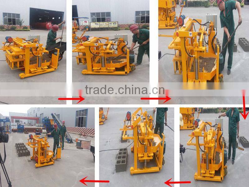 QT40-3A concrete brick making machine/concrete block making machine/block machine/high quality brick machine