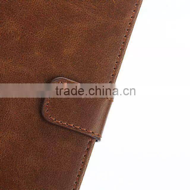 Newest product flip pattern wallet leather case for Blackberry LEAP with stand