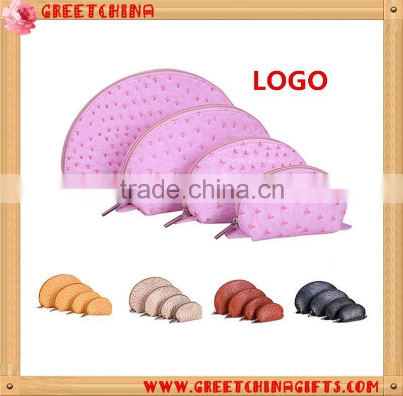 Waterproof 4pcs pu cosmetic zipper bags