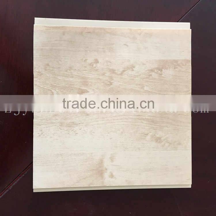 Interior decorative woooden design PVC ceiling panel 7mm