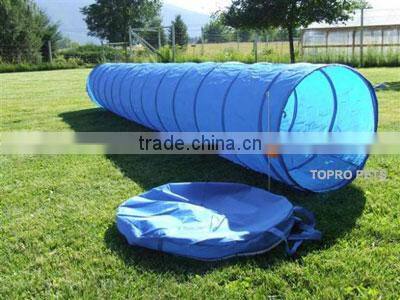 Dog Agility Training Obedience Open Tunnel Chute w/ Carrying Case Pet Exercise