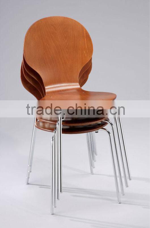 Furniture Iron Tube Bentwood Dinning Chair