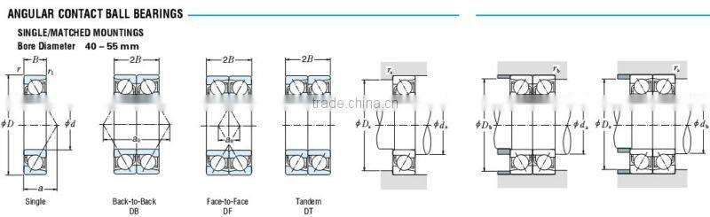 NSK 7005c p4 bearing high precision bearing