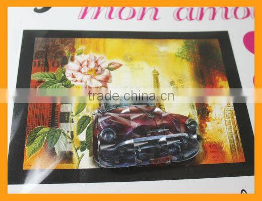 Fashion bedroom sticker, innocuous lenticular 3d floor sticker