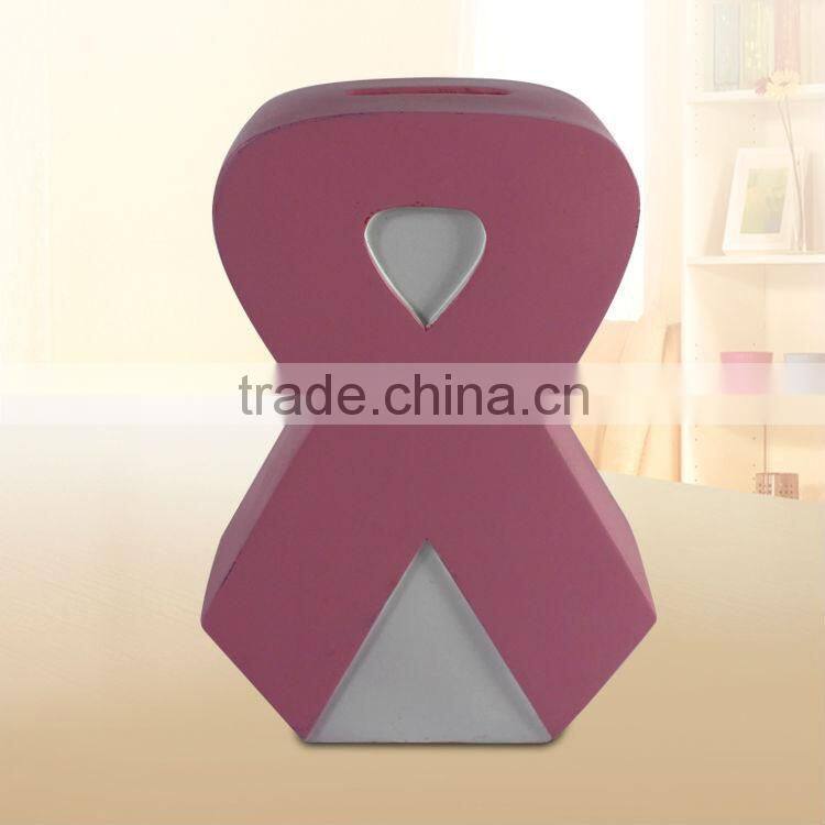 Beautiful polyresin money bank coin box