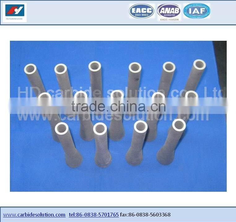 Tungsten carbide venturi sandblasting nozzles with 3/8" bore