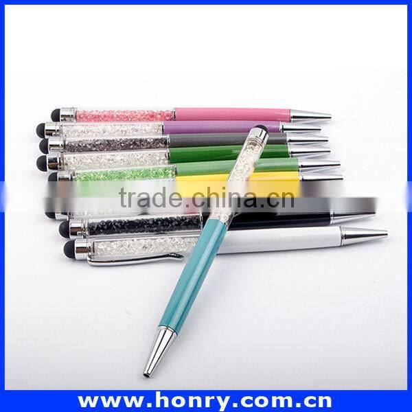 Best Selling Universal Stylus Touch Pen, 2in1 Crystal Stylus Touch Pen for Laptop
