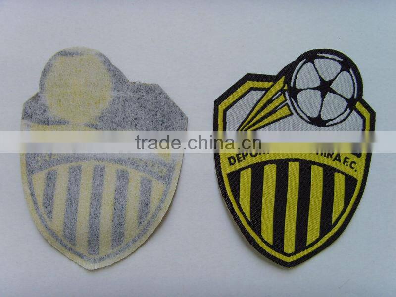 Cheap Iron-on back woven labels for clothing