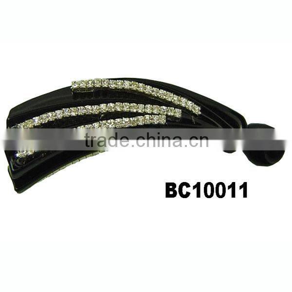 goody plastic barrette hair clip rhinestone plastic hair clips for ponytail