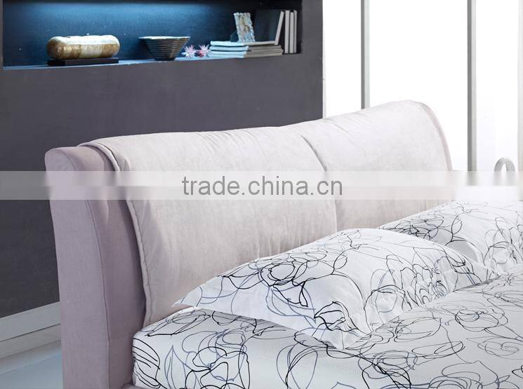 Fashion and contracted living room bed double fabric bed cloth art bed B80044