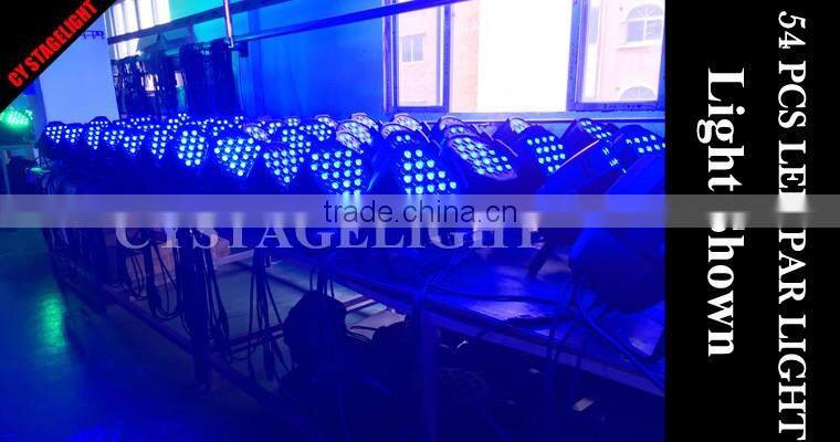 2016 Hot Sell 54 X 3 Watt RGBW 4 IN 1 LED Par Light Par Can