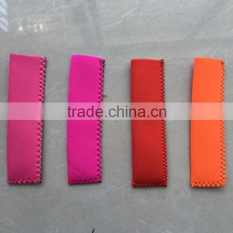 Factory directly sale neoprene popsicle ice sleeves freezer popsicle holders