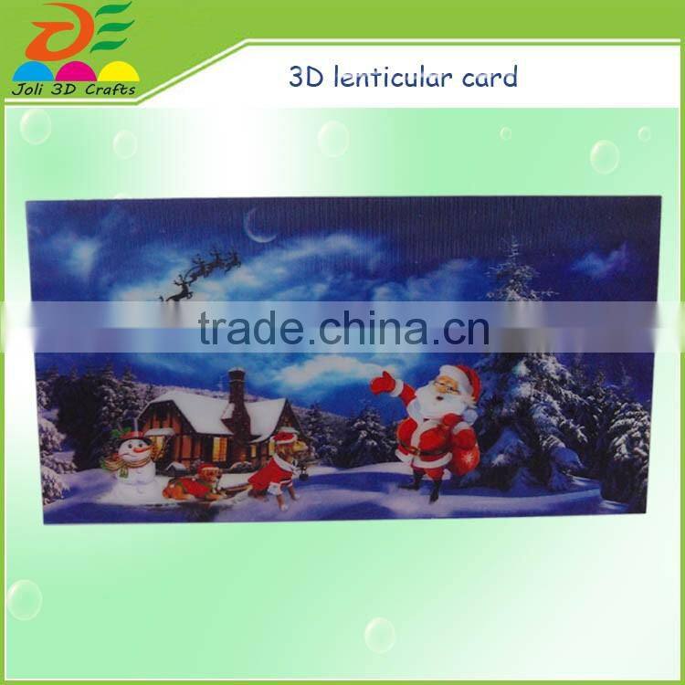 Promotinal hot sell Motion Moving different image change 3D lenticular card