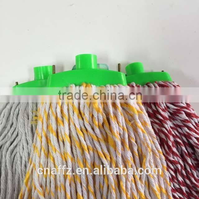 recycled cotton mop yarn material wet mop head supplier