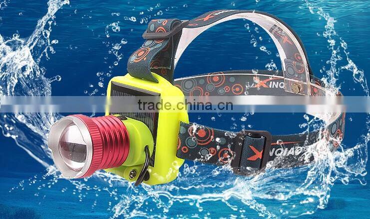 mini solar led headlamp head lamp solar led