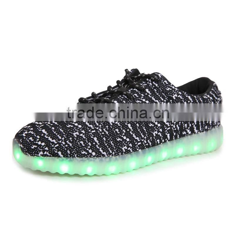 Hot selling led ADULT light shoes with USB charge led light up sport shoes CASUAL SHOES