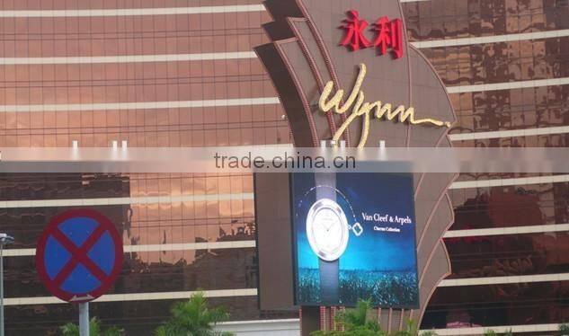 Big Advertising Billboard P6 outdoor led display with 192x192mm 1/8 scan