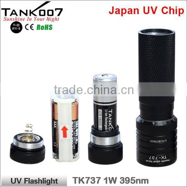 UV flashlight for Mark and blood inspection uv Led torch TK566