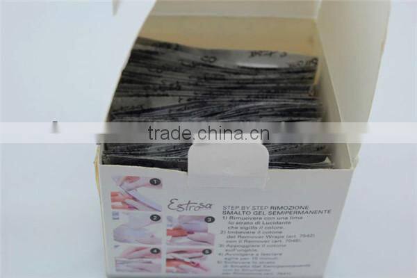nail polish remover foil paper with embossed logo