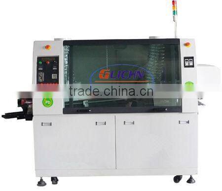 wave soldering machine LF250/Dual waves are generated by titanium alloy wave nozzles.
