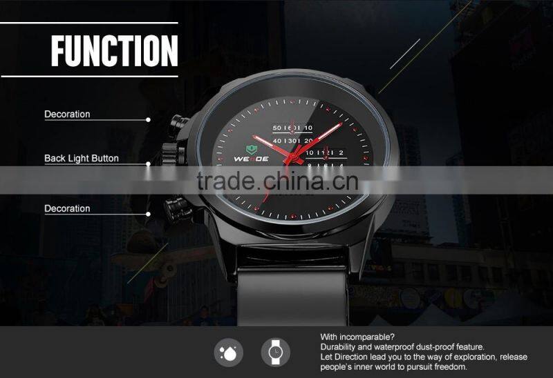 Weide Small Quantity Watch Manufacturer Water Resistant Watch Order