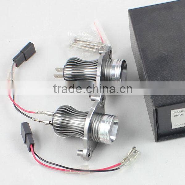 error free canbus 40w 4 leds smd 3528 e90 led angel eyes marker headlamp for bmw e90 e91 lci 2005-2008 halogen bulb