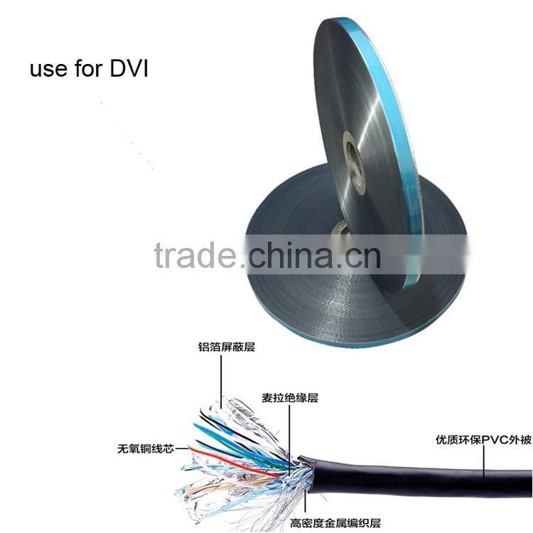 blue AL+PET free edge single sided aluminium mylar tape