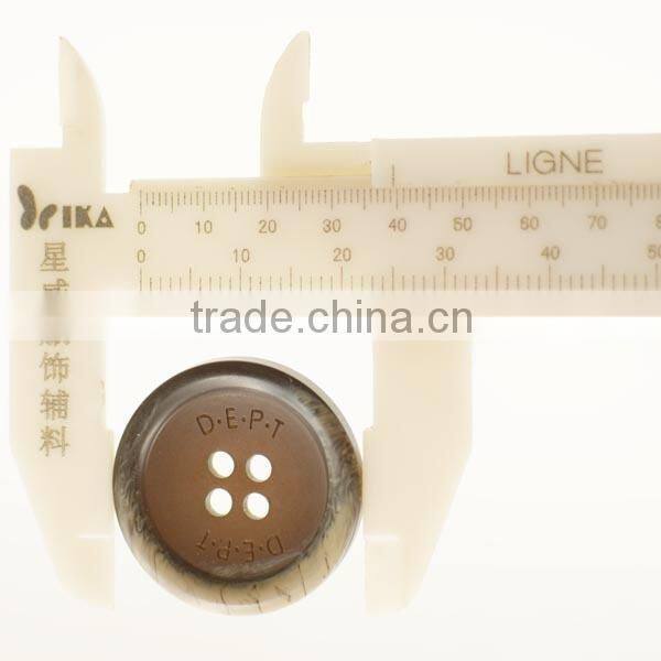 exquisite workmanship 4 holes resin fancy button for coat