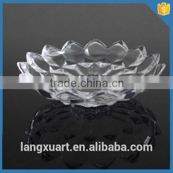 crystal decorative glass fruit plate