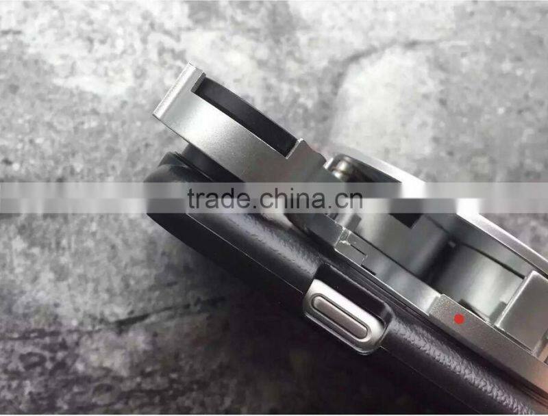 Hot Selling Universal 3 in 1 Phone Case with Holder, Fish Eye Lens 180 degree Macro Camera Lens Phone Case For iPhone 6s