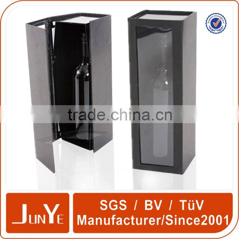 custom luxury wooden packaging boxes for wine bottles