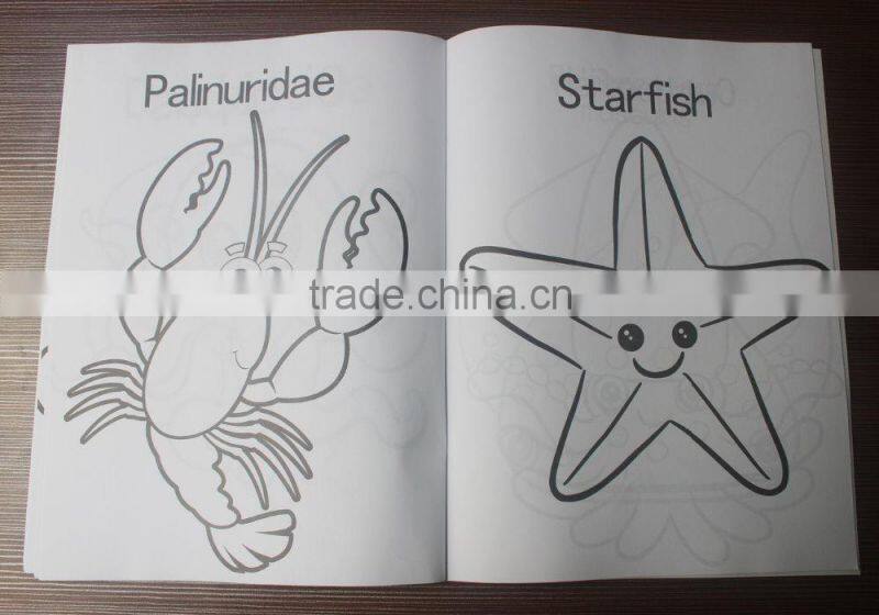 2016 hot sale eco-friendly good quality color child book printing