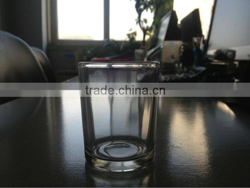 crystal glass candle holders