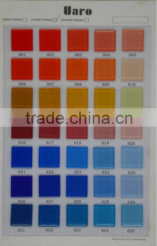Outdoor Translucent Floor Strip Glass Crystal Mosaic Tile