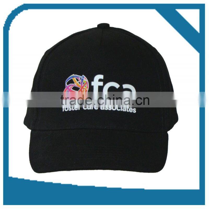 fancy color sport cap with transfer printing logo