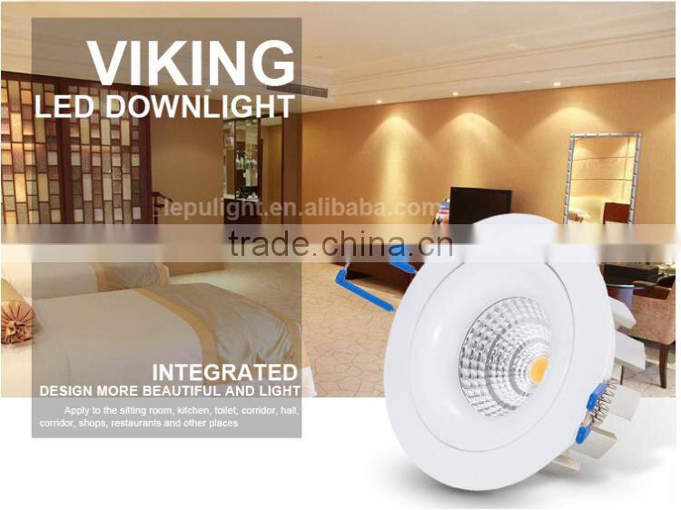TUV SAA Petent design Adjustable 2000-3000k cob downlight 83mm cutout downlight ip44