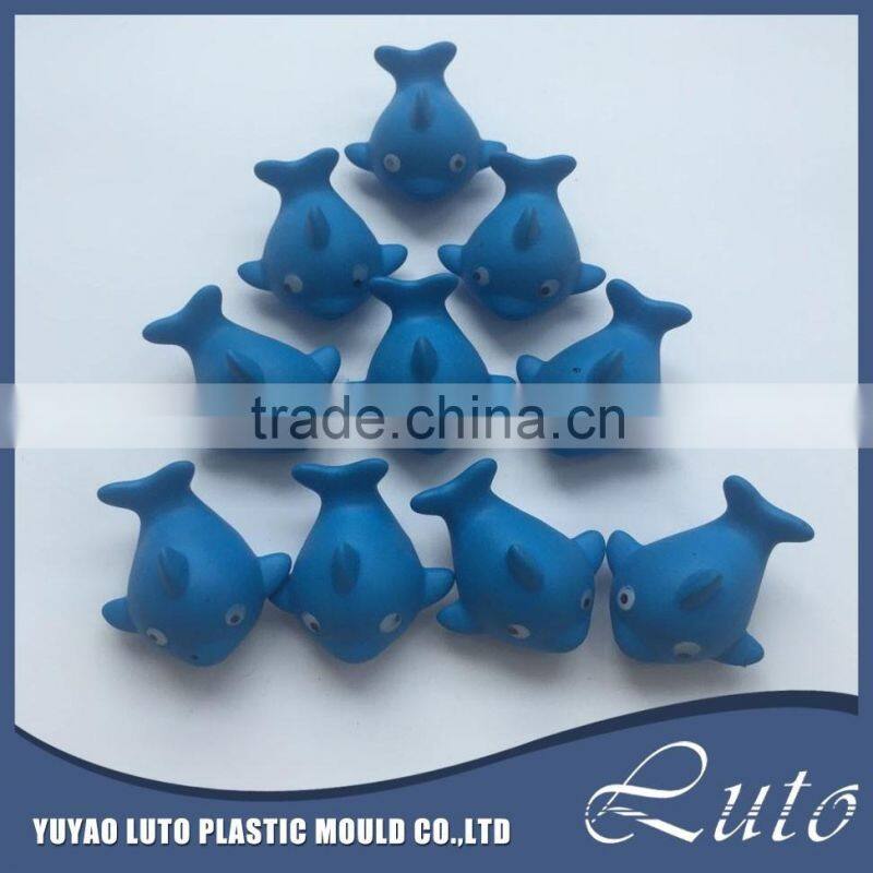 China supplier cute shaped vinyl floating dolphin bath toy