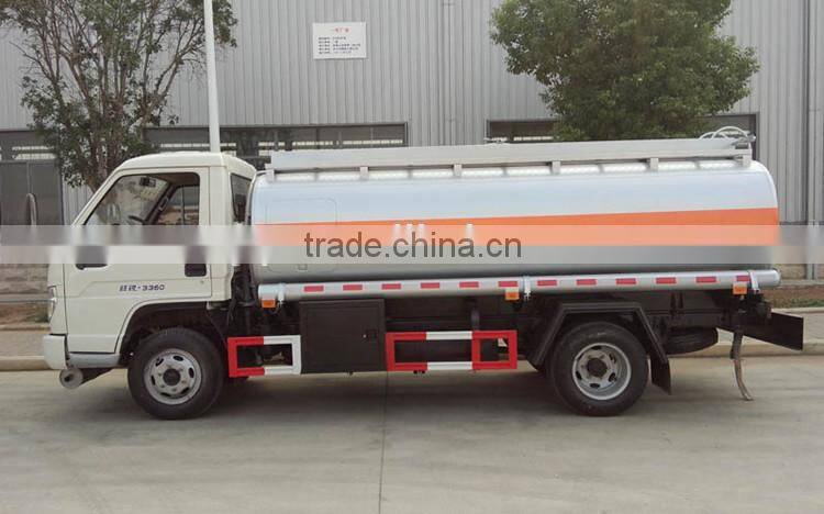 Mini fuel tank truck foton times made in China 3.5-5cbm for sale in south america