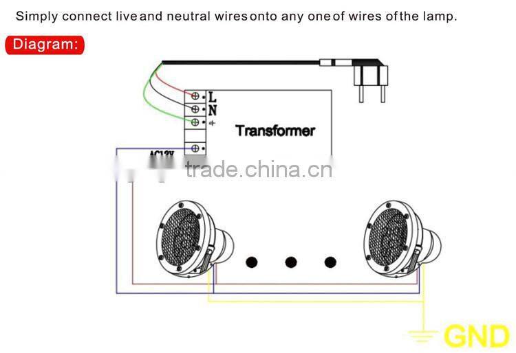 AC/DC 12/24V 18W V4A/#316 S.S. External RGB Remote Control LED Underwater Submersible Lamp IP68 Structural Salt/Sea Waterproof